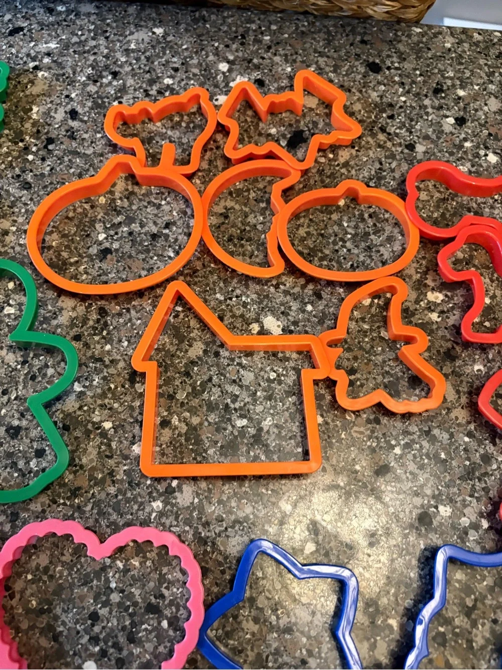 Wilton Colorful Assorted Cookie & Craft Cutters Holiday Letters Plastic